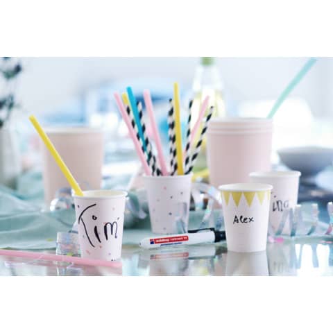 Marcatore permanente edding Retract 11 punta conica 1,5-3 mm nero E-11 001